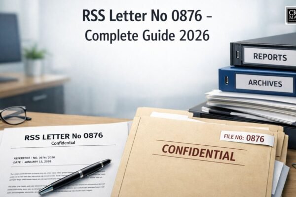RSS Letter No 0876 complete informational guide explaining meaning, structure, and purpose of official letter numbering systems.
